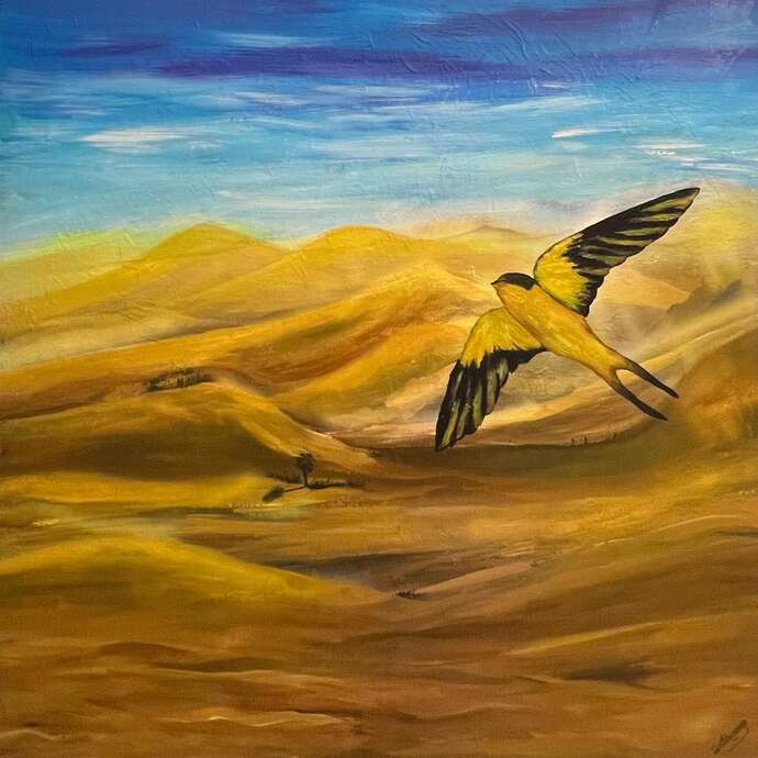 Exposition - Le Voyage d'un Oiseau, chemin d'exil de Guinée en France par l'artiste Sylla