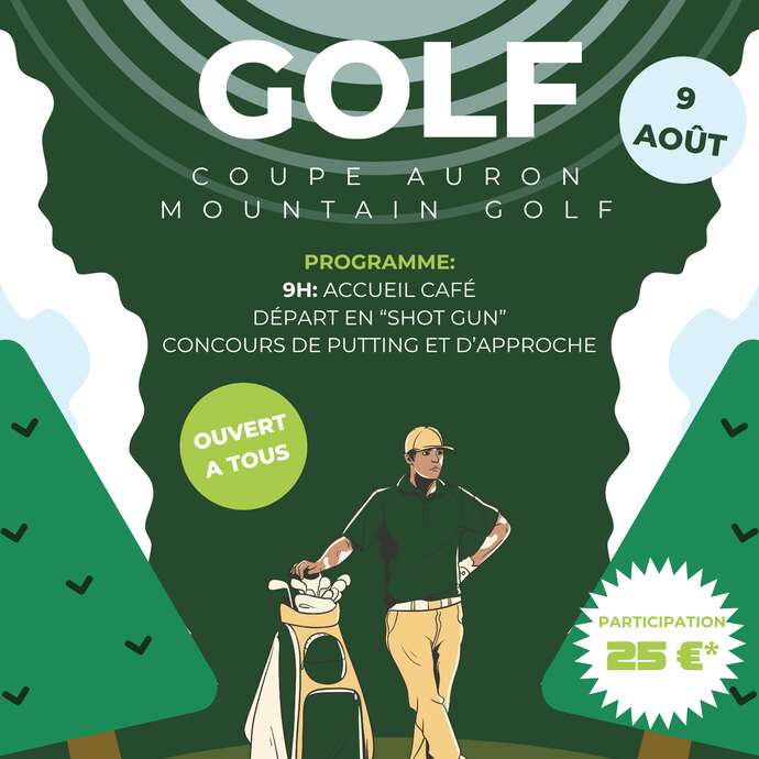 Coupe Auron Mountain Golf