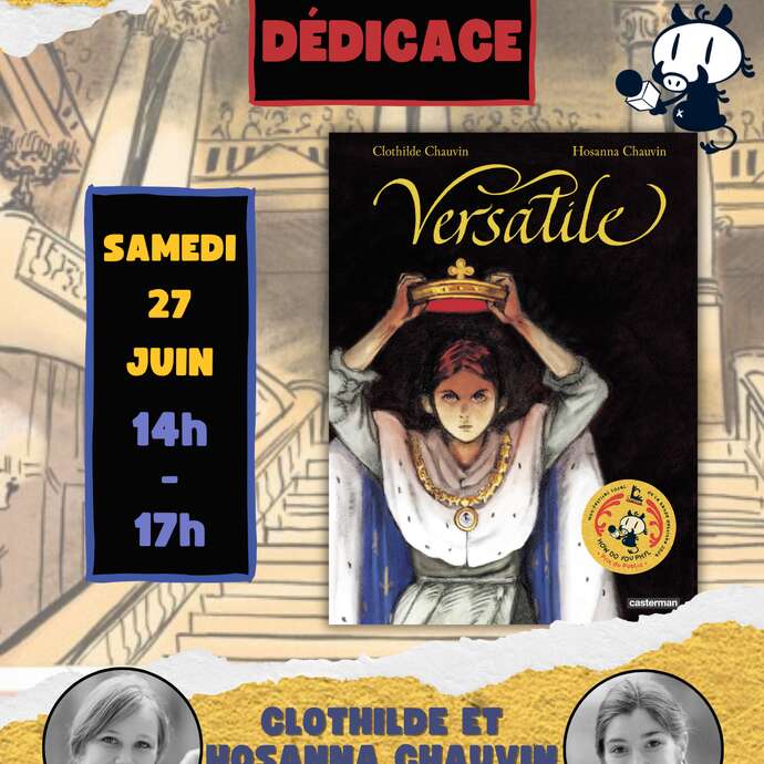 Rencontre dédicace avec Clothilde et Hosanna Chauvin