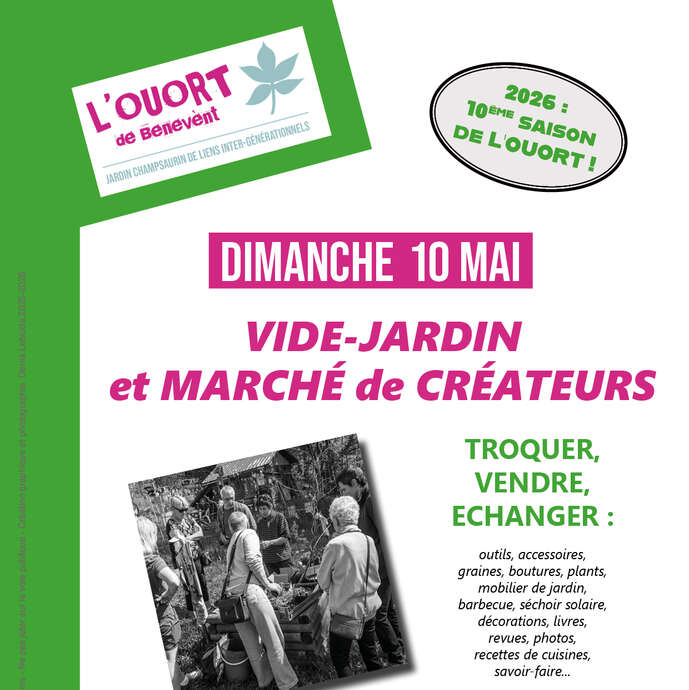 Vide jardin et marché de créateurs