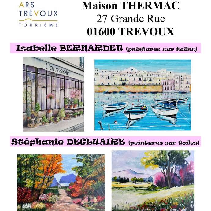EXPOSITION : Peintures sur toiles