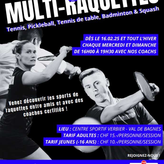 Soirées multi-raquettes