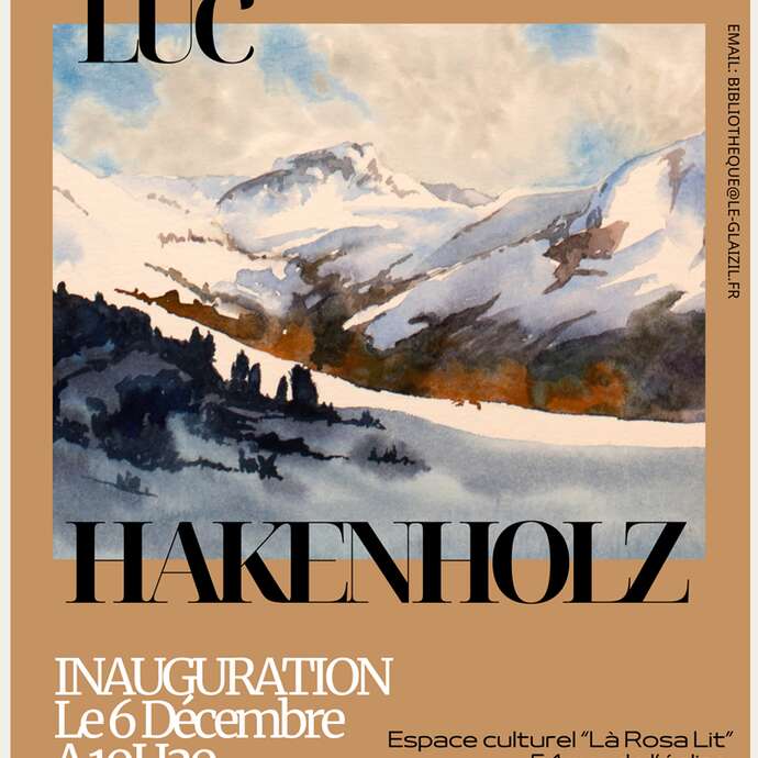 Exposition de peinture de Luc Hakenholz