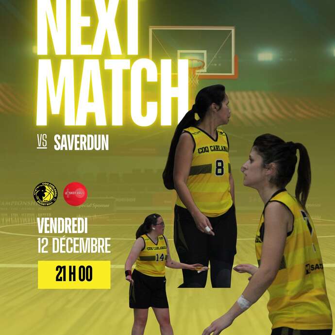 Match de Basket Féminin Coq Carlanais vs Saverdun (Niveau Départemental 3)