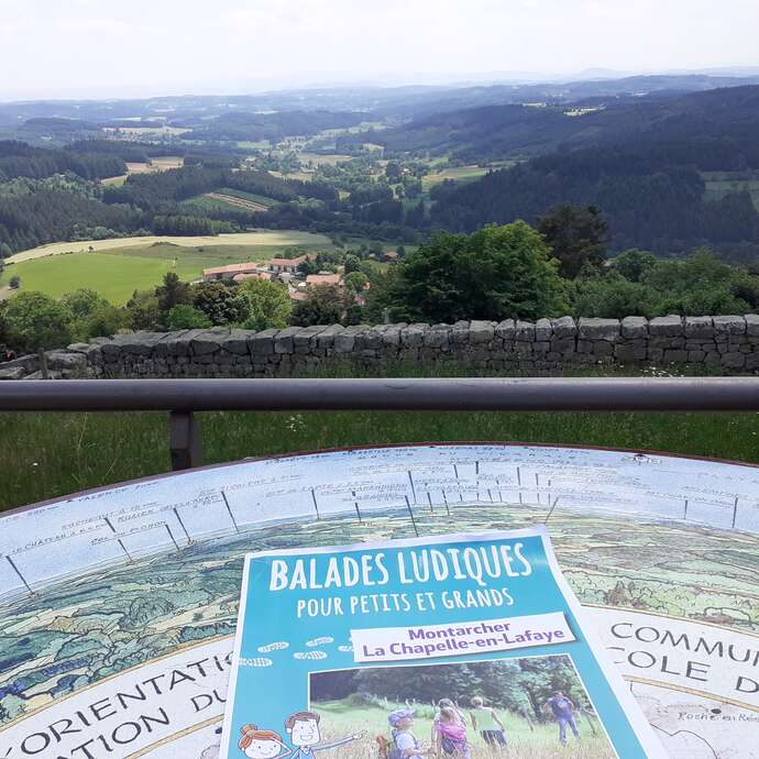 Rando jeu Montarcher / La Chapelle en Lafaye - Fiche Rando Land®