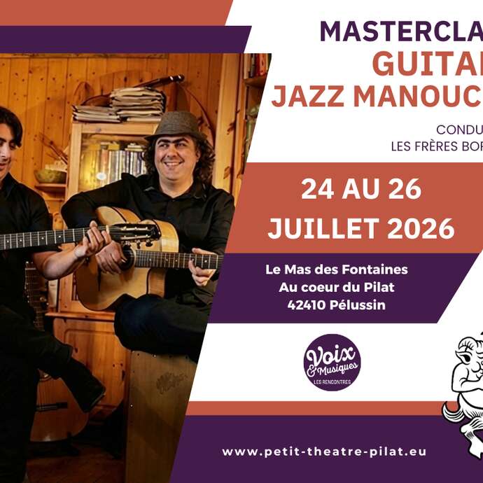 Masterclass de guitare jazz manouche - Rencontres Voix & Musiques 2026