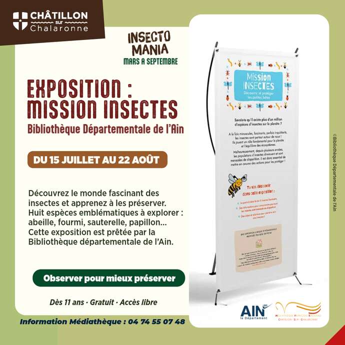 Exposition "Mission insectes"