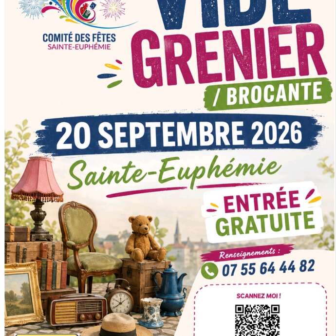 Vide-grenier - Brocante à Sainte-Euphémie