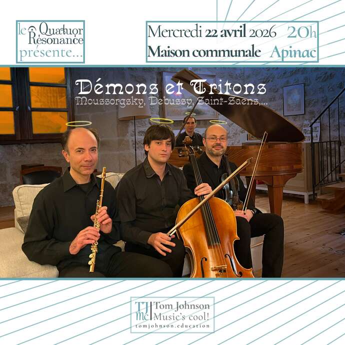 Démons et tritons - Récital du quatuor Résonance