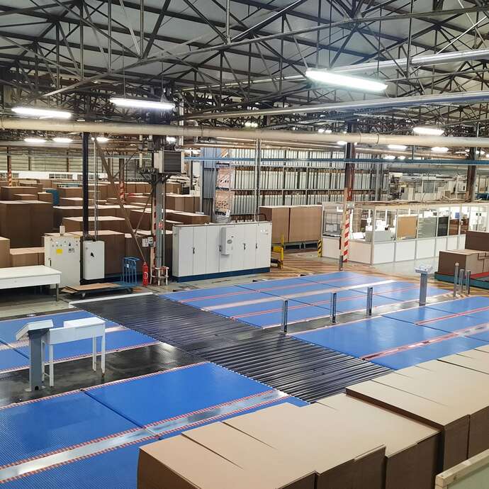 Visite de la cartonnerie Palm Packaging Forez