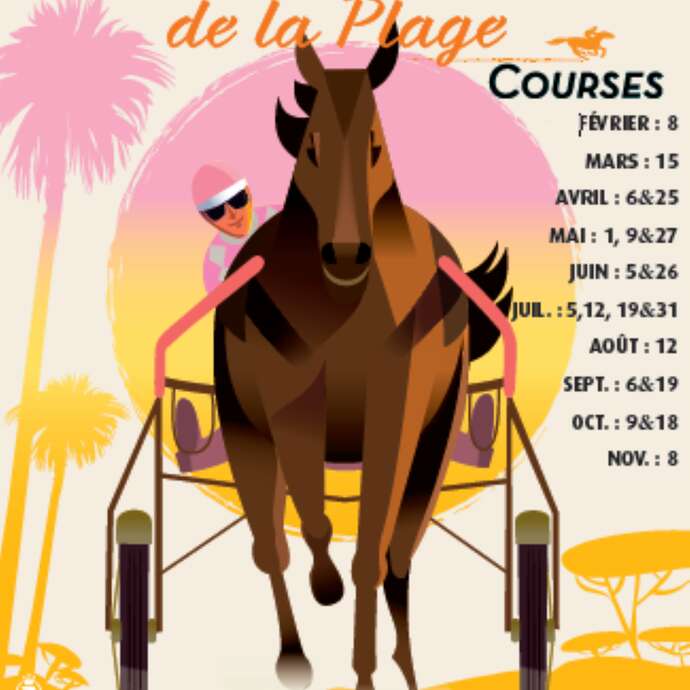 Courses hippiques à l'hippodrome d'Hyères