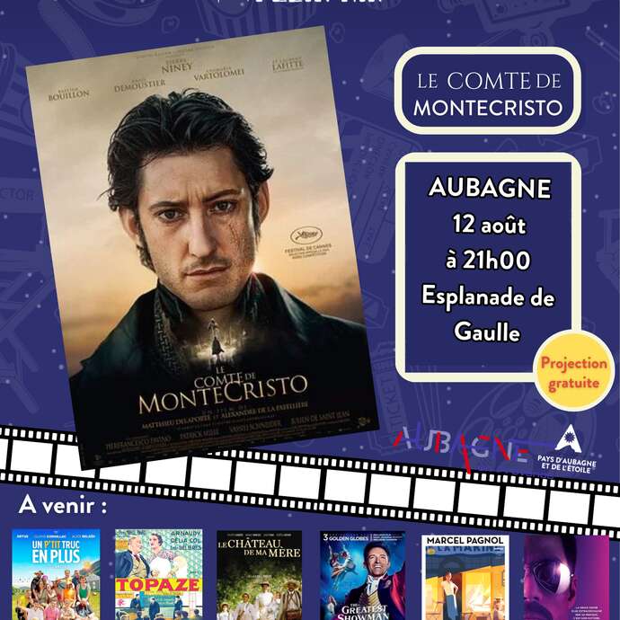 Ciné plein air - Le Comte de Monte-Cristo