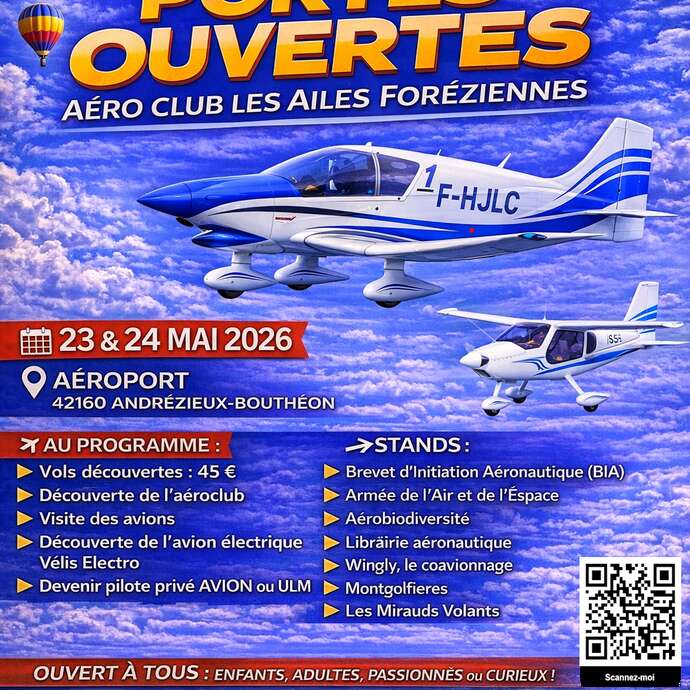 Journées portes ouvertes aeroclub Andrézieux