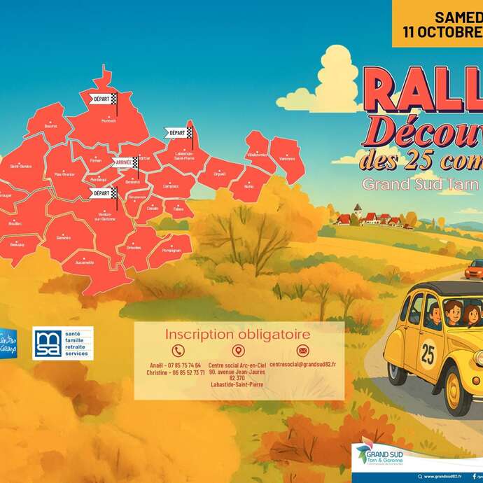 Rallye Découverte Grand Sud Tarn et Garonne Rallye Découverte Grand Sud Tarn et Garonne