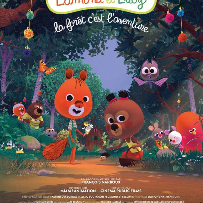 Ciné atelier "Edmond et Lucie, la forêt c’est l’aventure "