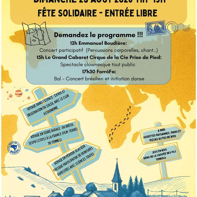 Fête solidaire - Burdignes en fête et en voyage