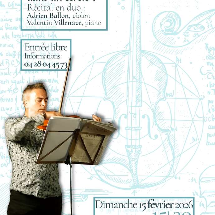 Deux pentagones dans un cercle ? - Récital pour violon et piano