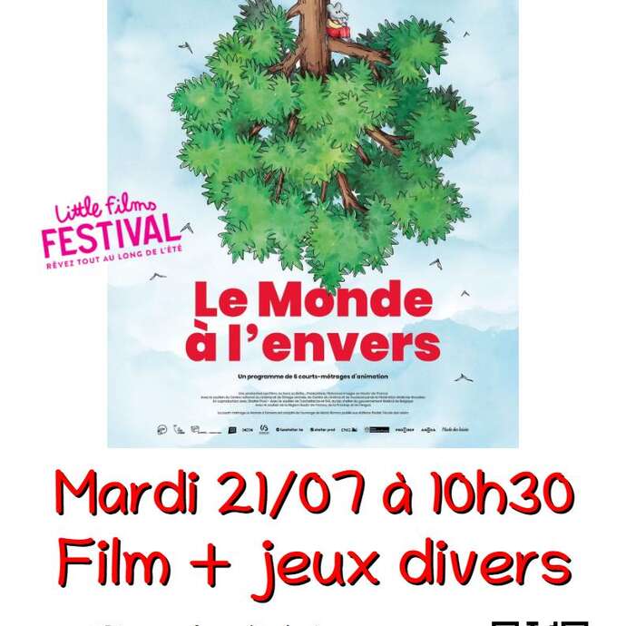 Le Monde à l'envers  - séance cinéma + jeux
