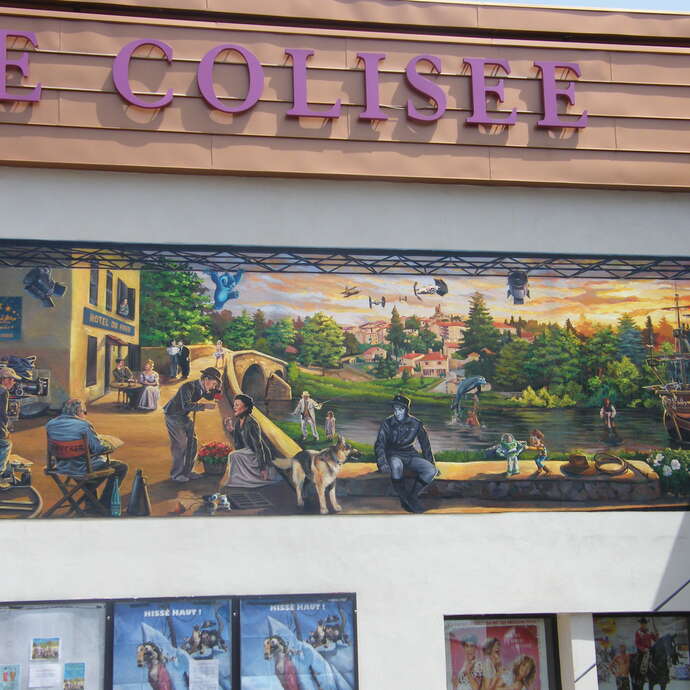 Fresque Murale sur le Cinéma le Colisée