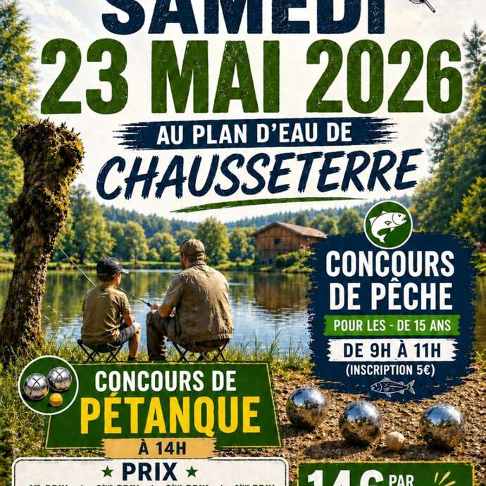 Concours de pêche et concours de pétanque