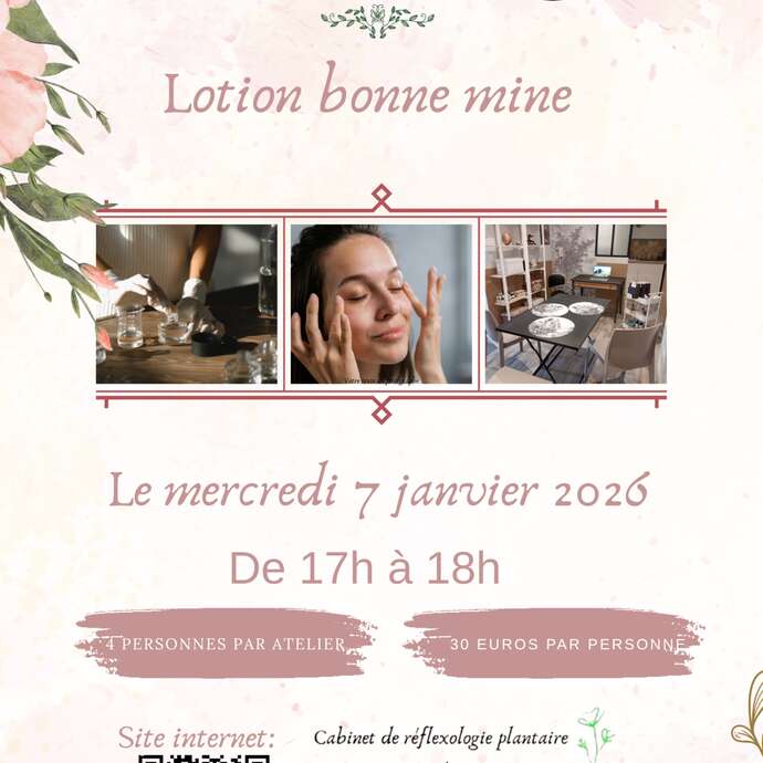 Atelier d'aromathérapie: Les M.A.E. sur la préparation d'une lotion "bonne mine"