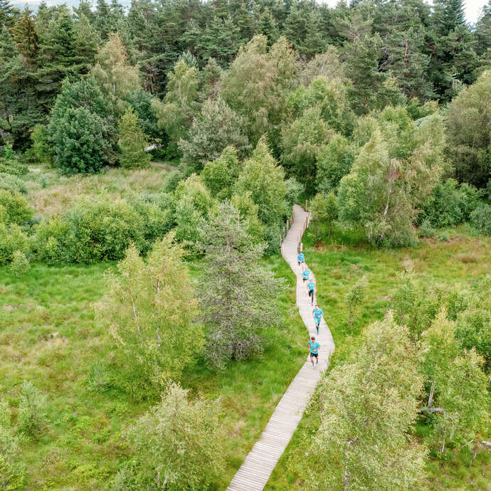 Les menhirs de Gimel - Pôle trail