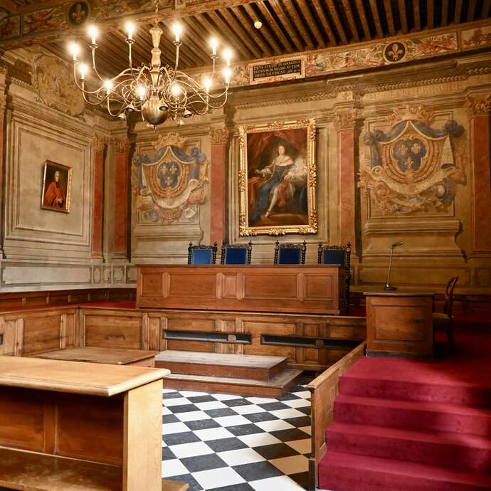 Visite guidée de la ville et la salle d'audience du Parlement de Dombes