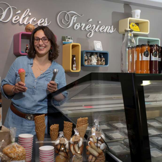 Visite - Du lait à la glace