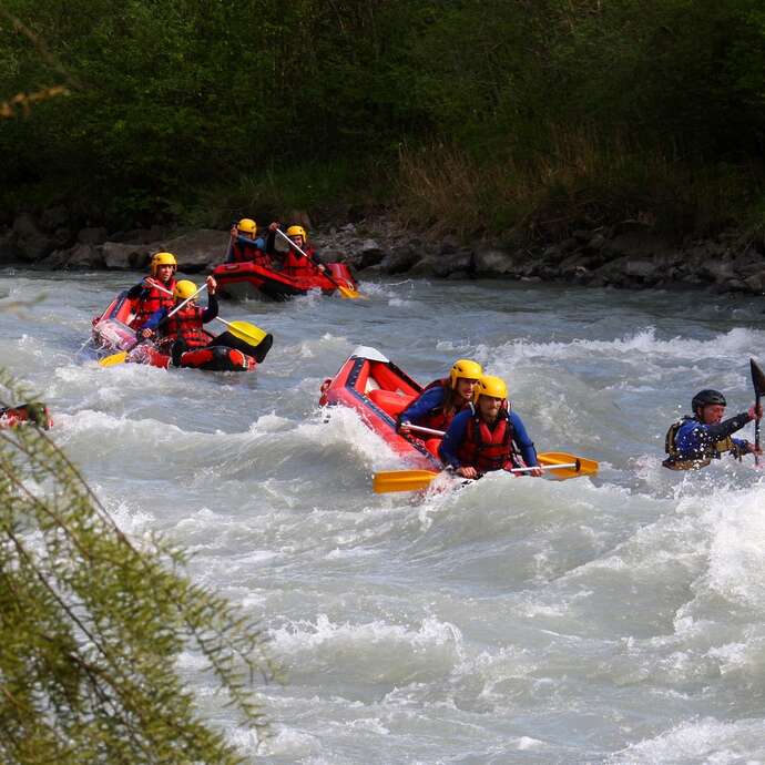 Journée Trappeur: rafting et pique nique au bord de l'arve