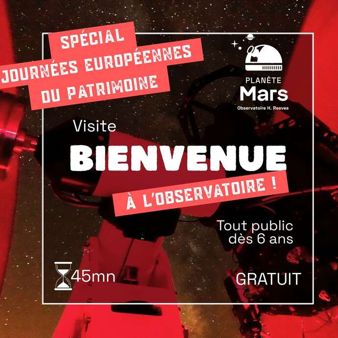 Journée Européenne du Patrimoine : visite de Planète Mars