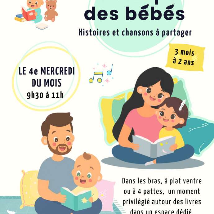 Des livres, (des sons) et des bébés