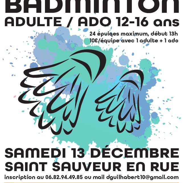 Tournoi badminton