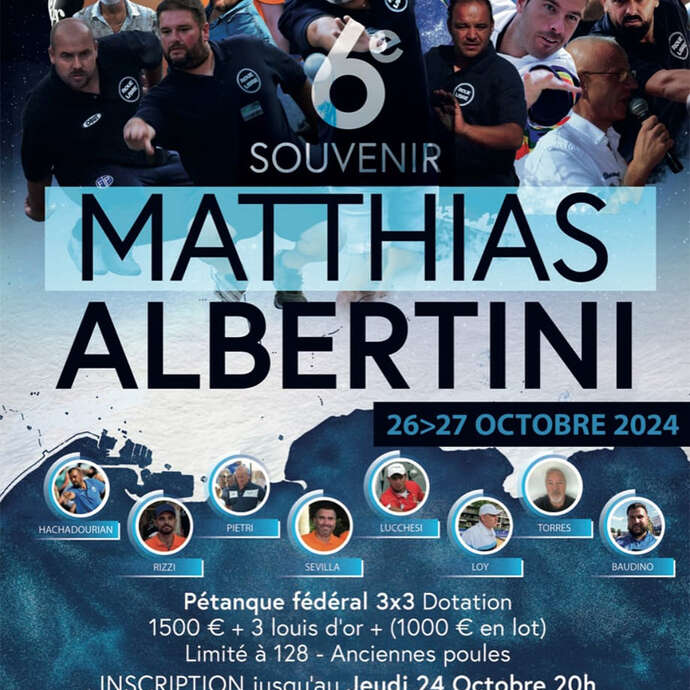 7ème souvenir Matthias Albertini -Concours de pétanque