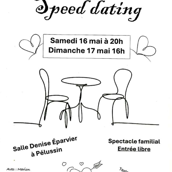 Théâtre "Speed dating"