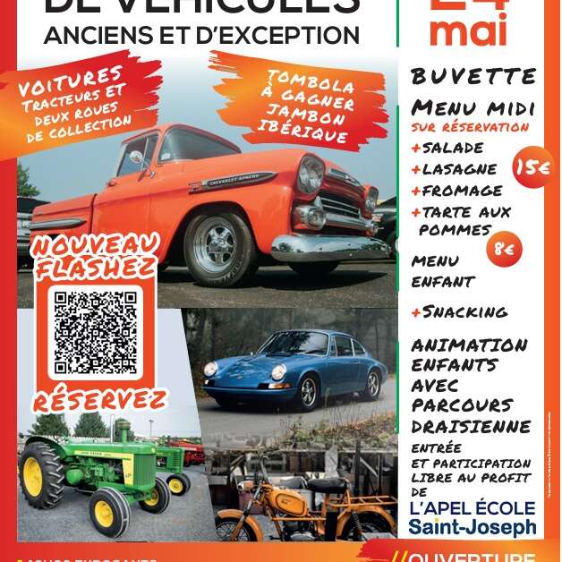 Rassemblement de véhicules anciens et d'exception