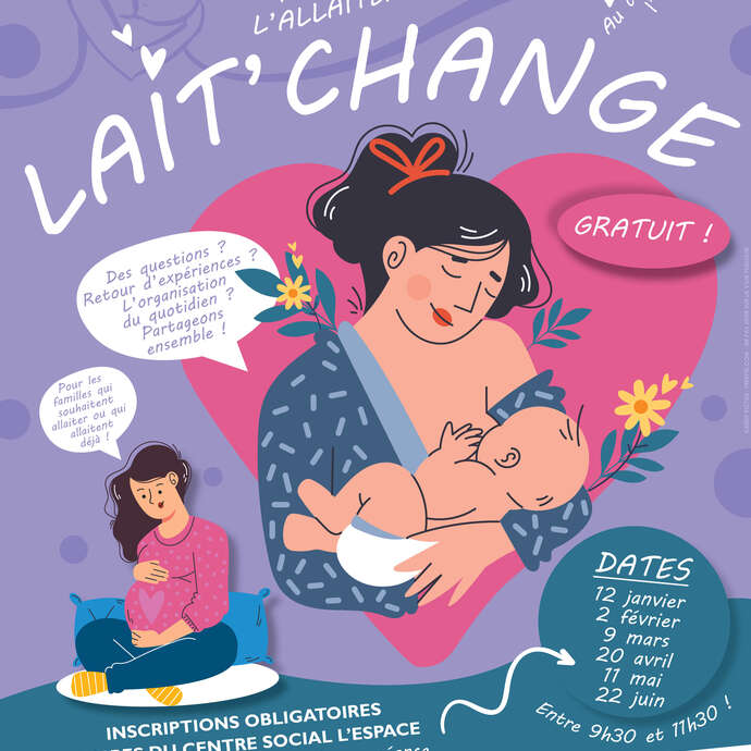 "Lait'Change" : un espace d'écoute et de partage autour de l'allaitement maternel