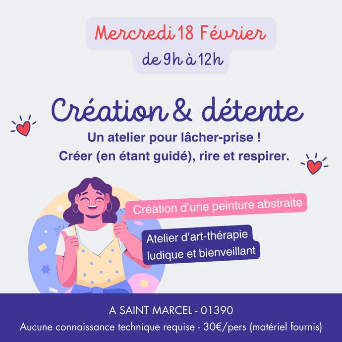 Détente & Création : Art-thérapie