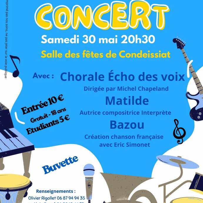 Ukraine Solidarity Concert in Condeissiat