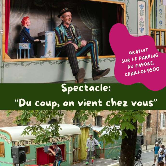 Spectacle enfants - Du coup on vient chez vous