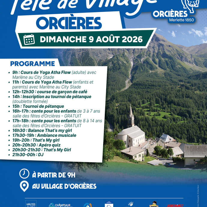 Orcières village festival