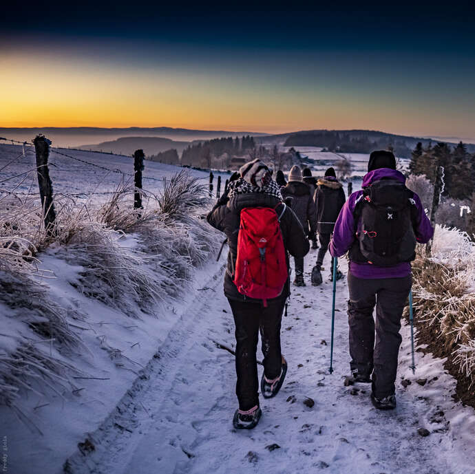 Veillée nordique avec repas montagnard à l'Auberge du Grand Bois