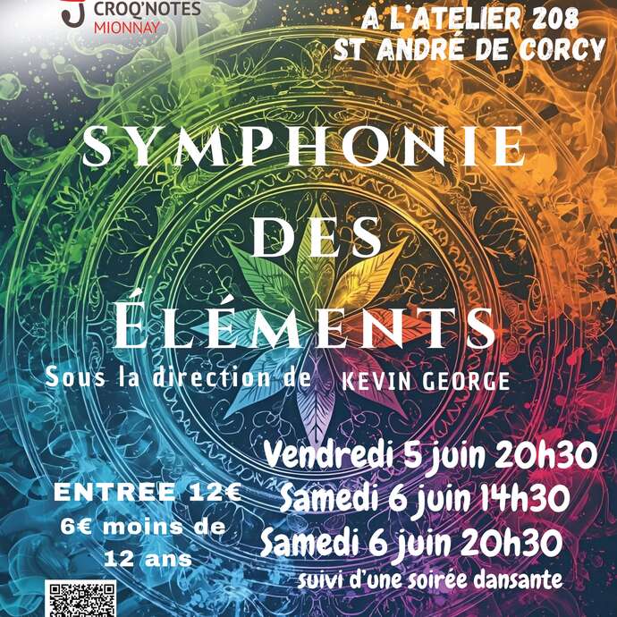 Spectacle Chorale de Mionnay : La Symphonie des Éléments