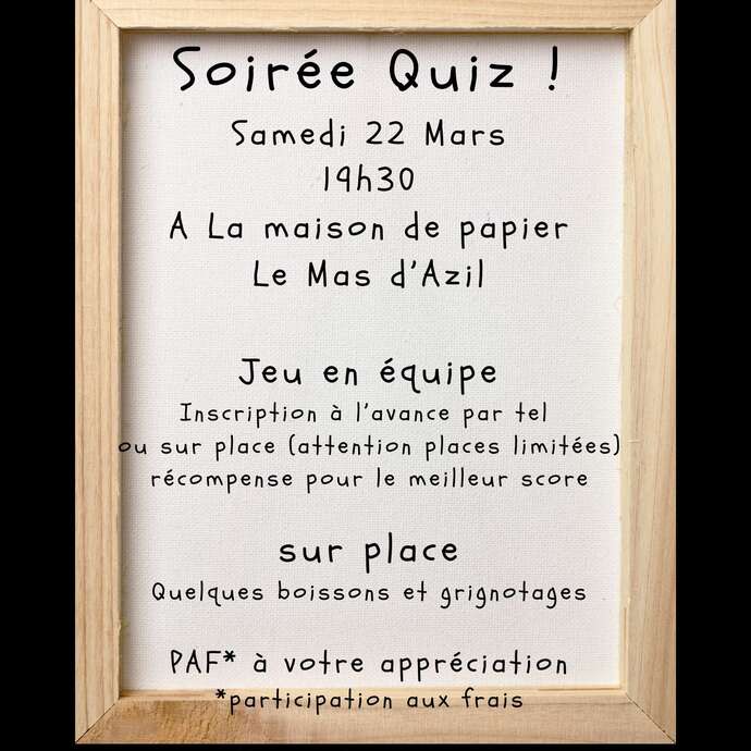 Soirée Quiz