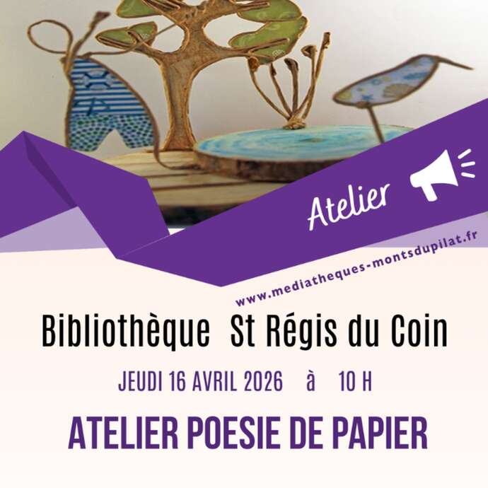 Fest’eau Pilat - Atelier poésie de papier