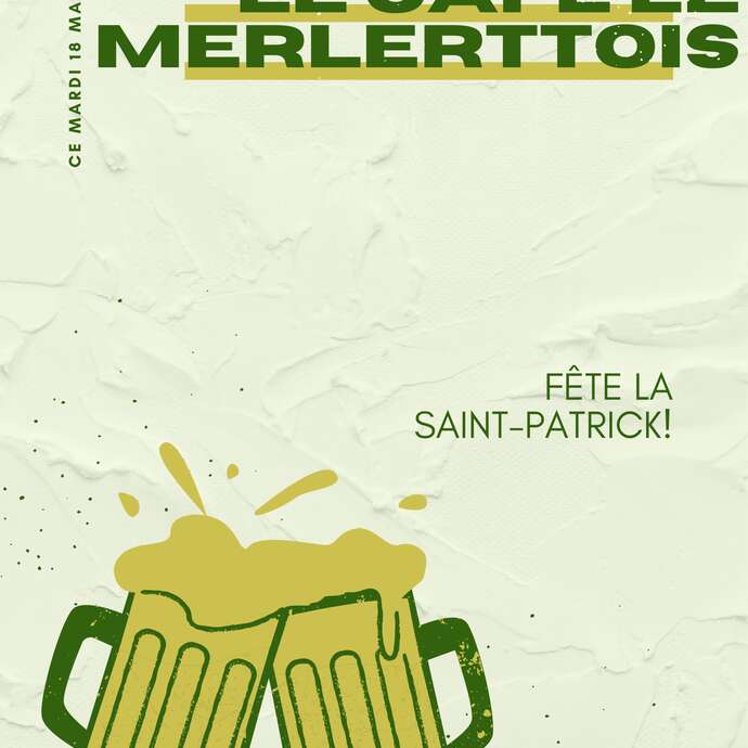 Soirée St Patrick au Merlettois !