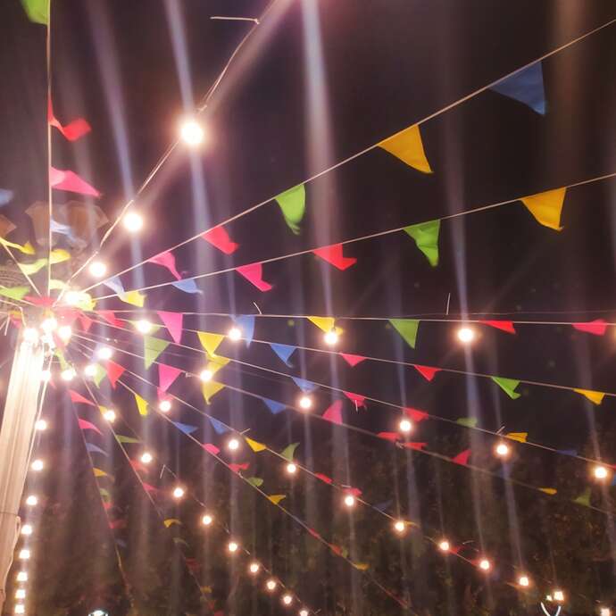 Fête patronale et feu d'artifice