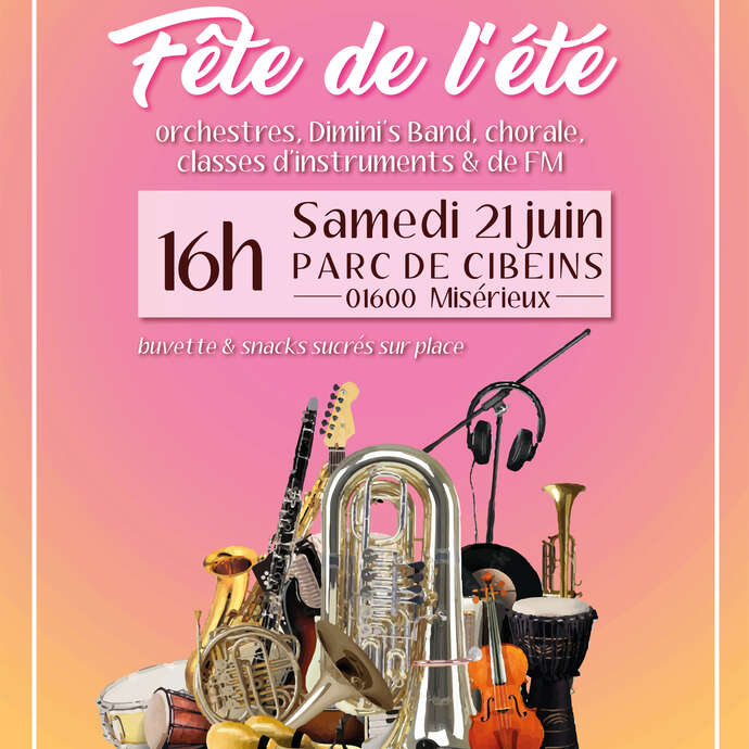 Fête de l'été de l'Harmonie de Trévoux - Ecole de musique