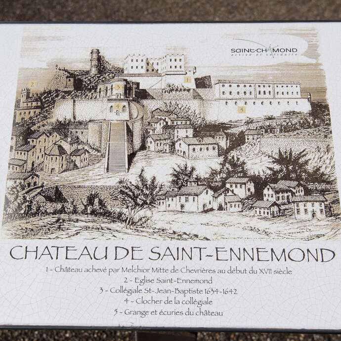 Place de l'Observatoire, Château de Saint-Ennemond