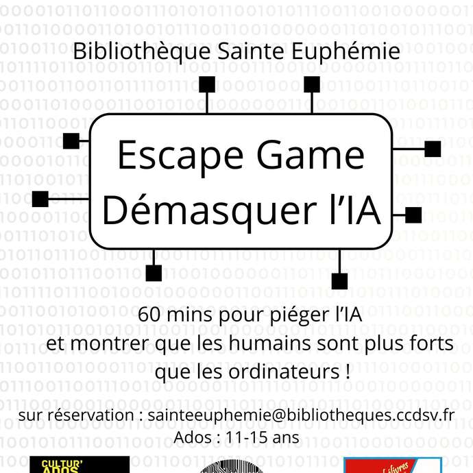 Escape Game - Demasquer l'IA - Animation pour Ados