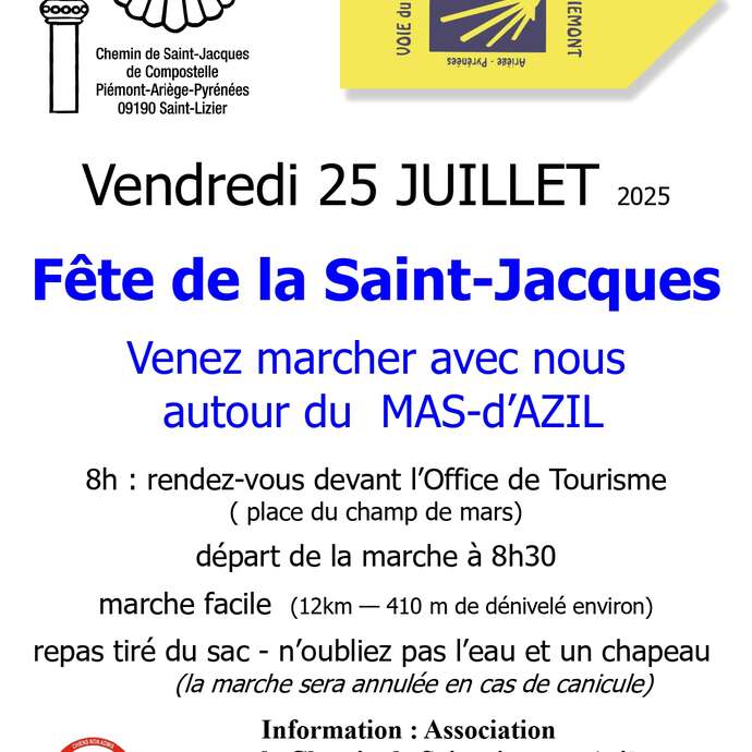 Randonnée : Fête de la Saint-Jacques